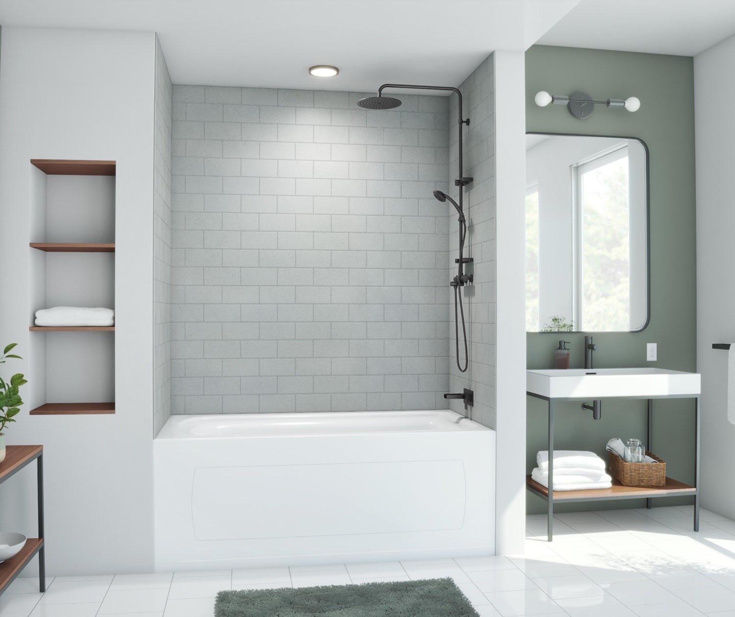 Bathroom remodel by Norcon Home Solutions